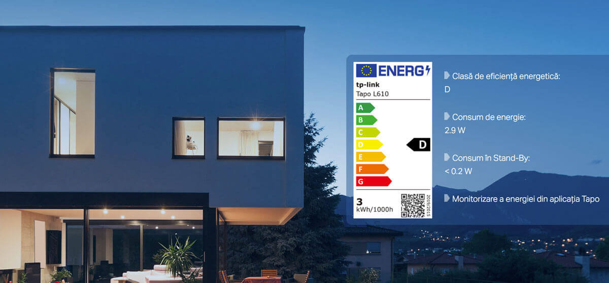 Bec led inteligent wifi tapo l610 lumina naturala white